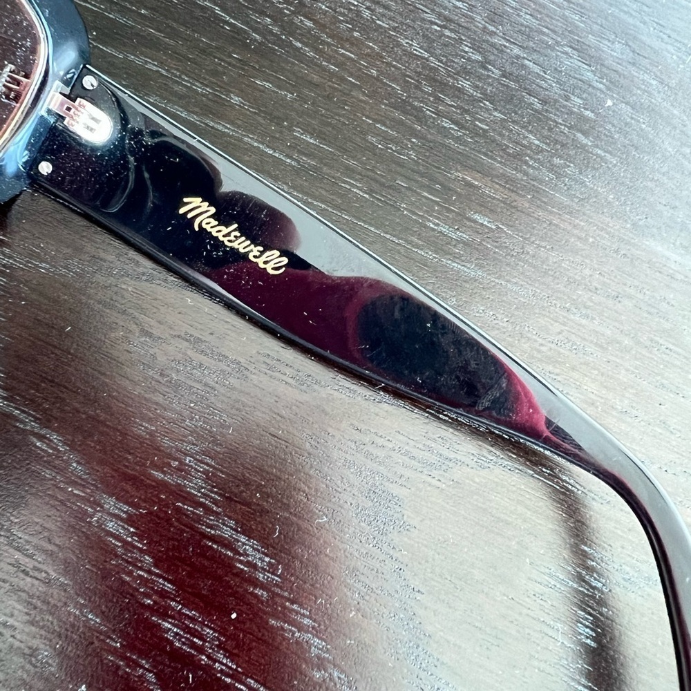 Madewell Baymont Square Sunglasses: Metal Accent Edition - Picture 6 of 13